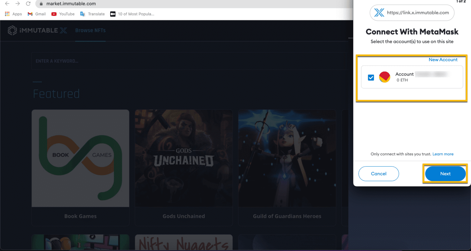 كيفية ربط محفظتك الرقمية بـ Immutable X ArabMarketCap